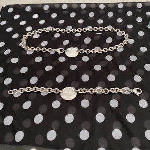Return to Tiffany Oval Tag Necklace and Bracelet